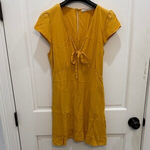 Abercrombie & Fitch Mustard Yellow Dress